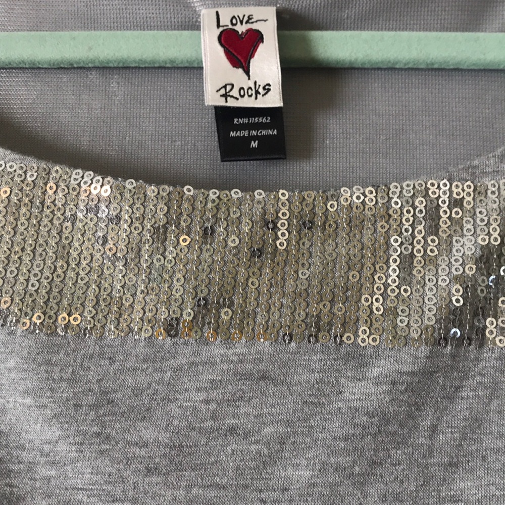 Dress with sequins - Picture 3 of 4